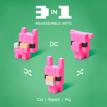 Cute Cubes Pink Animals