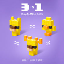Cute Cubes Yellow Animals