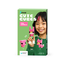 Cute Cubes Pink Animals